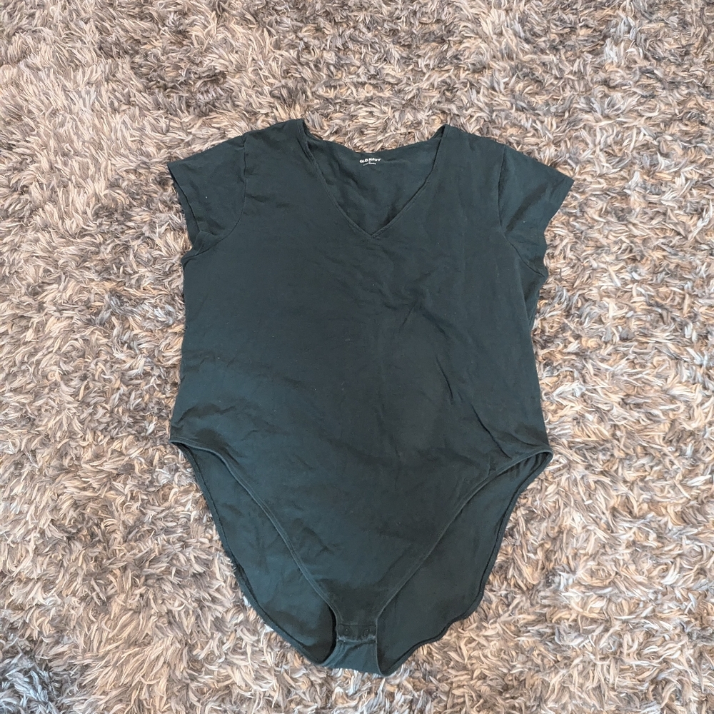 GREEN BODY SUIT